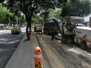 Las excavaciones se cumplieron a paso rápido en la carrera 33.