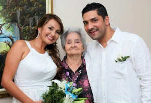 Viviana Domínguez, Vicenta Sandoval y Adolfo Enrique Herrera