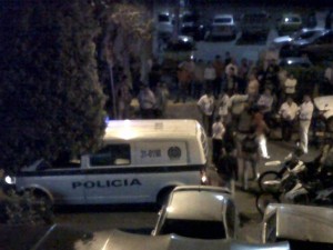 Fue necesaria la presencia de la Policía para controlar a los borrachos.