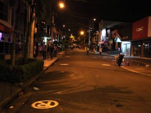 Así, despejada de vehículos, lucía el fin de semana la carrera 34 entre calles 48 y 49.