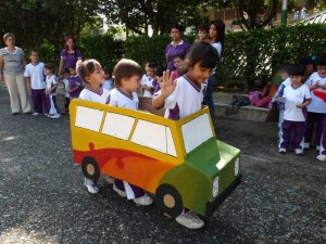 Por estos días los pequeños se pulen en la presentación de la obra de teatro ‘Un viaje maravilloso’.