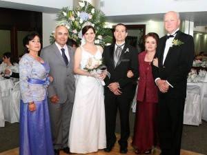 Rosa Emma Súa, Luis Alberto González, María José Ordoñez Puentes, Leonardo González, Adriana Puentes y José Luis Ordoñez.