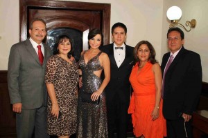 Antonio José Majjul Castillo, María Teresa Fajardo, Andrea Sofía Majjul, Juan David Suárez, Nancy Mantilla y Hermes Suárez.