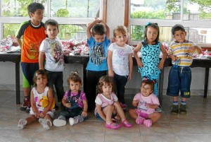 David, Nicolás, Emanuel, María José, María Fernanda, Nicolás, Sara Sofía, Guiselle, Gabi y Dana.