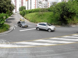 La entrada al barrio La Floresta será una de las más concurridas con el nuevo pico y placa, pues es el punto de continuidad de la carretera antigua para llegar a norte de Bucaramanga.