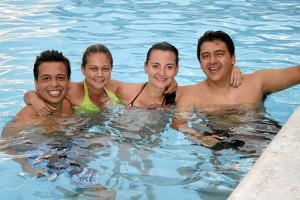 Fabián Díaz, Adriana Sanabria, Diana Rodríguez y Carlos Domínguez.