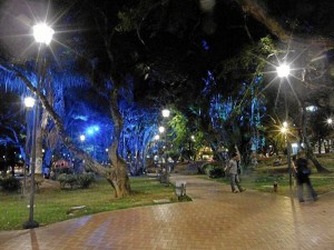 Así luce por estos días el parque San Pío.