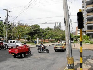 La comunidad se quejó con insistencia por los trancones y el caos vehicular en la calle 45 con carrera 36.