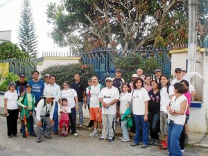 La caminata sirvió para conocer los testimonios de quienes en esa época vi-vieron de cerca la tragedia.