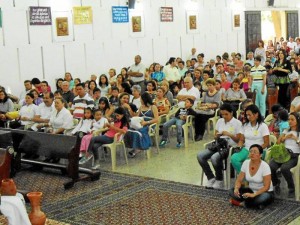 En la Eucaristía del Jueves Santo.