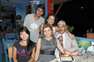 Silvia Sarmiento, Natalia Castillo, Carlos Sarmiento, Carlos Alberto Sarmiento y Análida Villamizar.