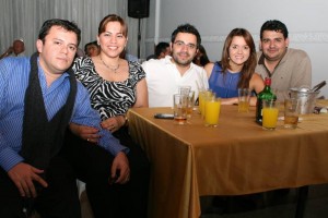 Fernando Salazar, Diana Marcela Calles, Gerardo Santamaría, Caterine Hernández y Hernando Galvis.