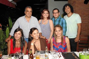 Mauricio Hernández, Sandra Barrera, Oscar Villamizar, Manolo Carrascal, Isabella Santodomingo, Patricia Grisales y Carmen Alicia Remolina.