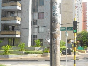 Carrera 36 con calle 45, en el parque San Pío.