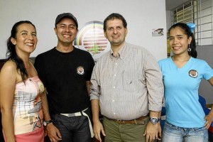 María Caterine López Prieto, José Alejandro González Ortiz, Mauricio Plata Acevedo y Derly Juliana Ayala Vargas son algunos de los líderes de la Fundación Jóvenes por la Vida.