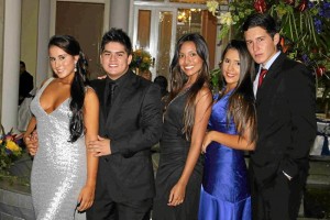 Daniela Vargas, Felipe Villabona, María Carolina Romero, María Fernanda García y Carlos Gómez.