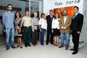 Giovani Male, Maira Cabeza Rodríguez, Mayor Vega Ramírez Gustavo, Louisette Legoff de Virviescas, Pilar Pineda, Jorge Gómez Duarte, Amparo Caballero, Néstor Rueda Castellanos y Ciro Miguel Caballero. (Fotos Mauricio Betancourt)