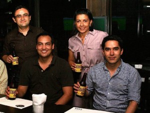 Gustavo Abril, Marsella Galvis, David Hernández y Andrés Duque.