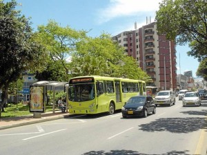 La única ruta de Metrolínea que tienen los vecinos del parque Turbay son las que van de la UIS a la autopista.