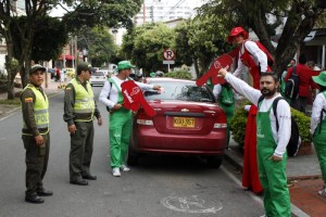 Así se cumplió una jornada mas de la campaña de cultura ciudadana. (Fotos Nelson Díaz).