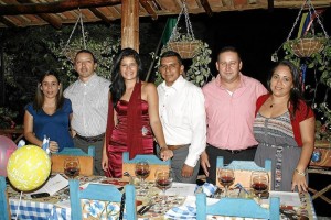 Paula Andrea Rojas, Enrique González, Carol Andrea Gómez, Vidal Becerra Molano, Jesús Antonio Torres y Laura Cuadro.