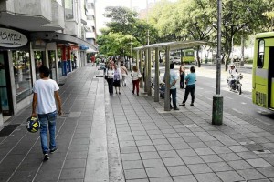 En la carrera 33 también se observó un cambio rotundo comparado con los días de fin de año.