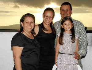 Clara Barrer, María clara Acevedo Barrera, Sarita Acevedo Barrera  y Germán Acevedo. (Suministrada).