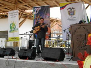  En su presentación en el festival, en Ibagué, Tolima.