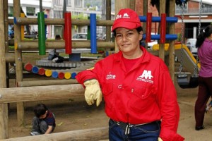 Yolanda Rojas Díaz, parquera del parque de Conucos.