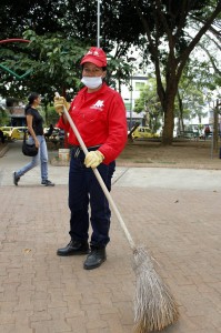 Yolanda Rojas Díaz, parquera del parque de Conucos.