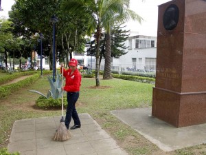 Angélica María Rueda, parquera de San José María Escrivá