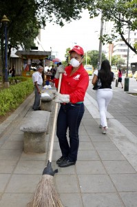 Angélica María Rueda, parquera de San José María Escrivá