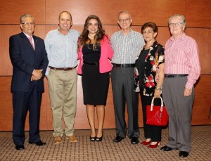 Jorge Aurelio Díaz, Rodrigo Uribe, Ana Carolina Torres, Jairo Tobías Rey, Teresita de Rueda y Eduardo Rueda. - Mauricio Betancourt / GENTE DE CABECERA