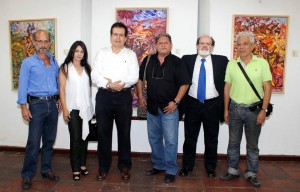 Gustavo Puyana, Silvia de Puyana, Carlos Mauricio Serrano, César Augusto Rosales, Mario Gómez Díaz y Carlos Prada Hernández. - Mauricio Betancourt / GENTE DE CABECERA