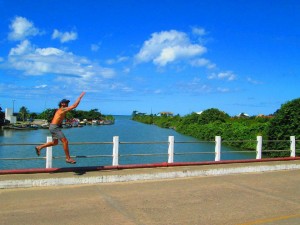  En uno de las puestas de sol que disfrutó mientras recorría el río Amazonas, en territorio brasilero