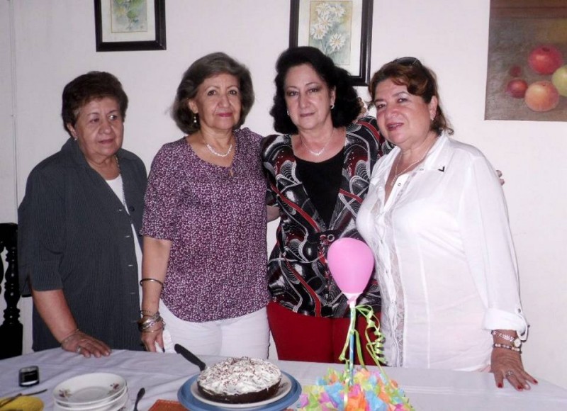 Ana Elvia de Borja, Nancy Garnica, Emperatriz de Ponce de León y Nubia de Mantilla. - Suministrada /GENTE DE CABECERA