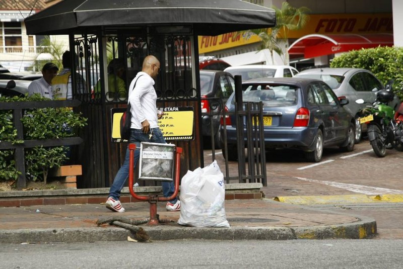 Aunque la basura esté bien empacada, es sacada antes de tiempo para su recolección