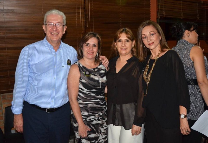 Gabriel Rincón Uribe, Consuelo Ordóñez de Rincón, Carmen Cecilia Simijaca y Marta Lucía Oliveros. - Suministrada / GENTE DE CABECERA