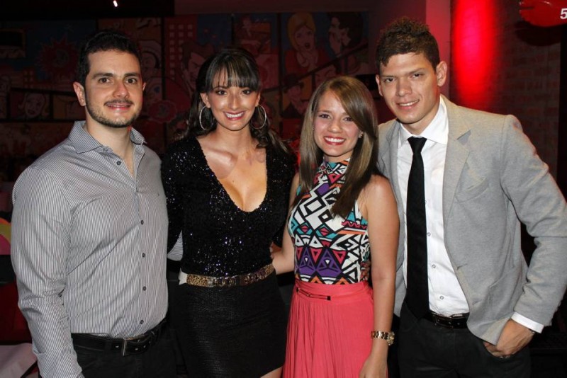 Oscar Serrano, Dayanna Villamizar, Julieth Acevedo y Luis Celis. - Nelson Díaz / GENTE DE CABECERA