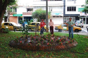 Esta semana el parque de Conucos volvió a contar con la labor de la parquera. - Suministrada /GENTE DE CABECERA