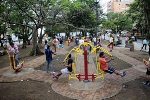 A San Pío llegan también personas de todas las edades