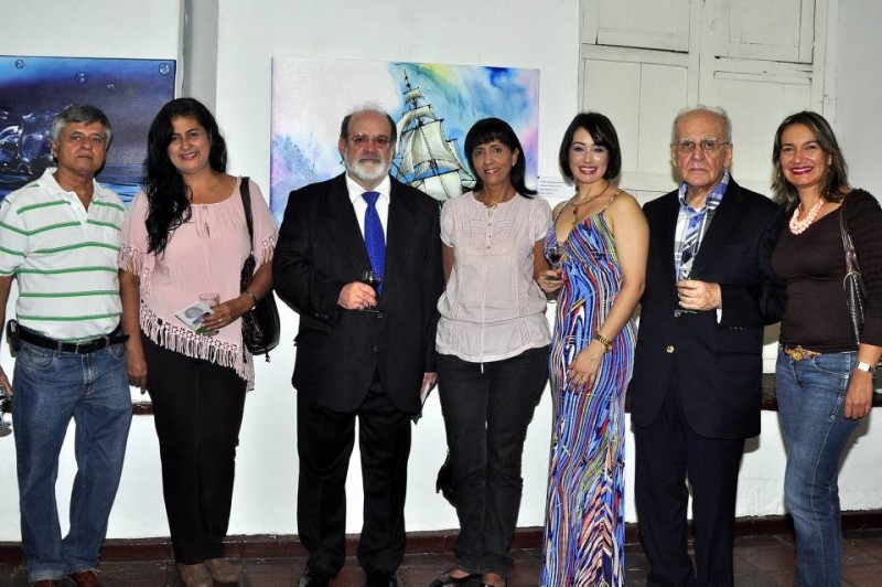 Ernesto Lizarazo, Doris Moreno, Mario Gómez Díaz, Yadira Polo, Claudia Rey, Jaime Luis Gutiérrez y Marcela Rodríguez. - Laura Herrera / GENTE DE CABECERA