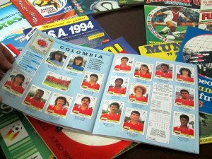 Estas han sido las portadas de todos los álbumes del mundial. Incluso el de 1966 que no lo hizo Panini y otros