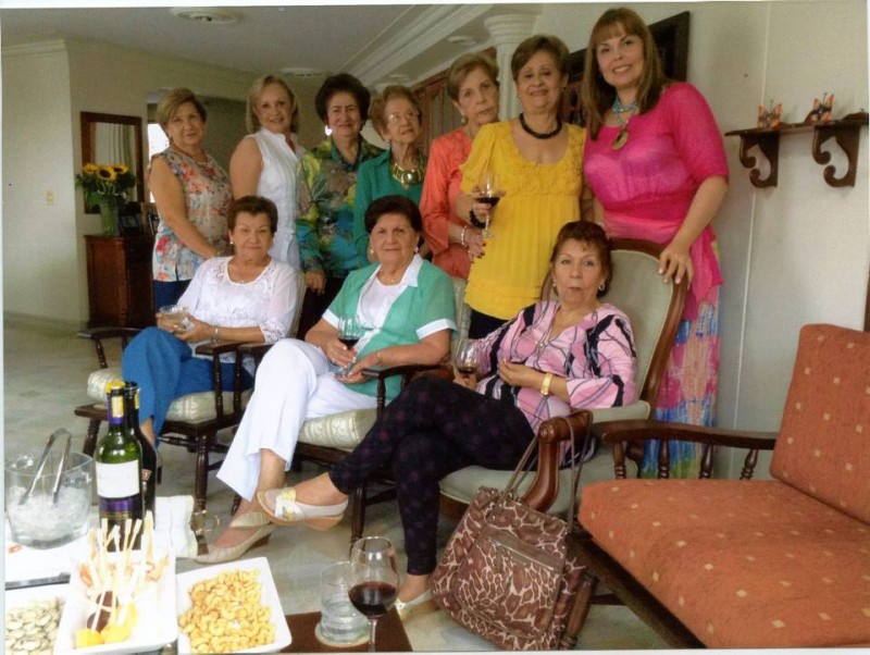 Beatriz de Lizcano, Teresita de Linares, Elvia Beltrán, Libia de Rodríguez, Martha Durán, Susana de Marín, Nury de Piñeres, Bertha de Pérez, Marina de Grosso y Soraya Pérez. - Suministrada /GENTE DE CABECERA