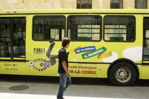 Esta sería una de las imágenes que rodarían en los buses de Metrolínea. - Suministrada www.logisticacr