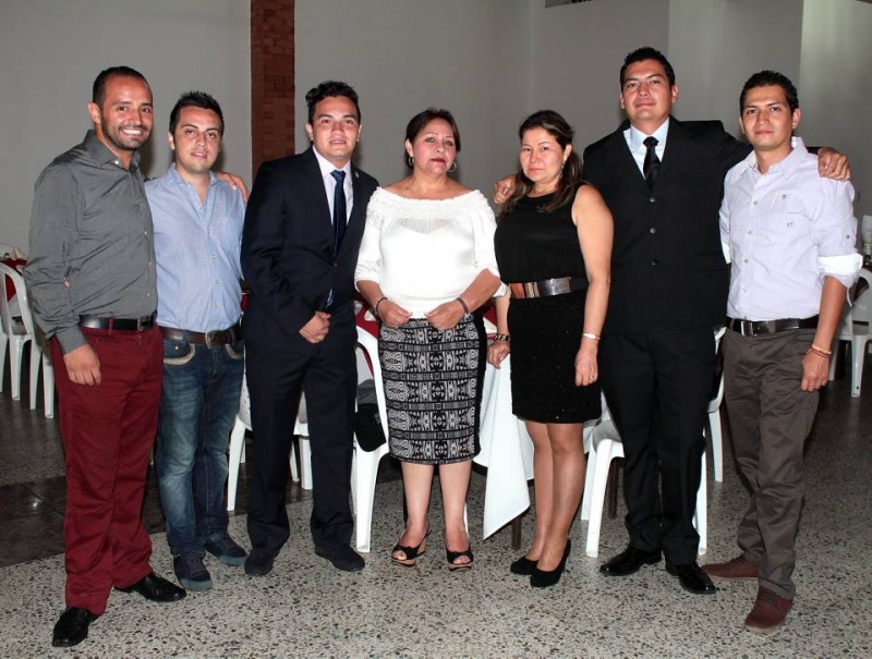 Jonathan Roa, Hernán Valcárcel, Óscar Iván Botía Rueda, Luz Myriam Ruda, Alejandra Pérez, Julián Pacagüí y Sebastián Pacagüí. - Javier Gutiérrez / GENTE DE CABECERA