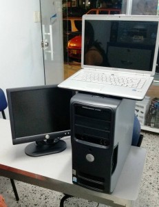 Estos son algunos de los computadores que lectores de Gente han donado. - Suministrada / GENTE DE CABECERA