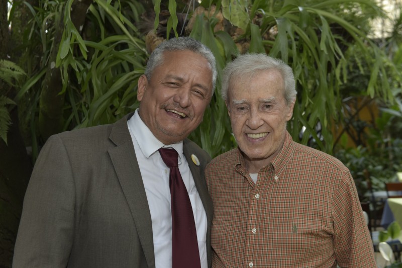 Carlos Contreras, del restaurante El Tony y Pablo Janiot, de La Carreta.