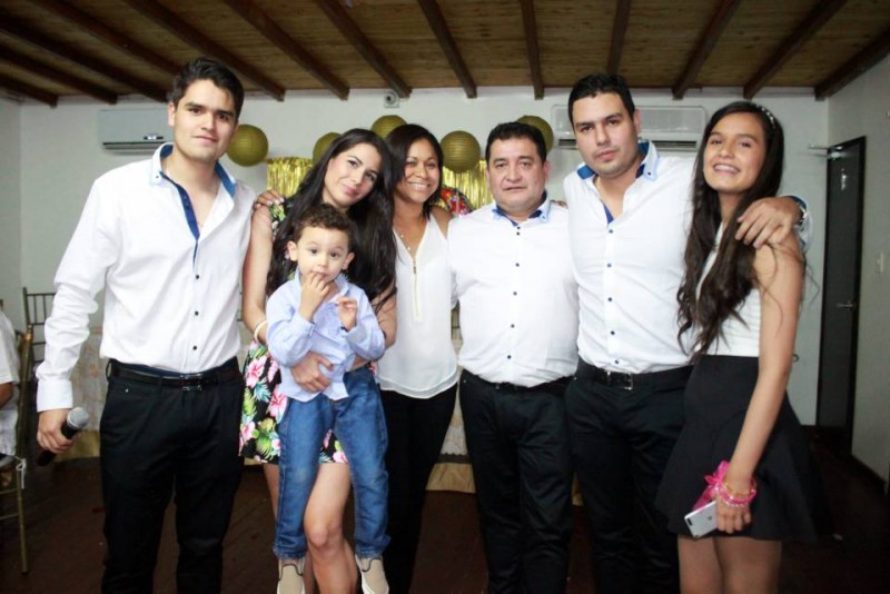 José Manuel Martínez, Katherine, Samuel (niño), Nasly de Martínez, José Manuel Martínez Ariza, Carlos Manuel Martínez y Manuela Martínez. - Suministrada / GENTE DE CABECERA