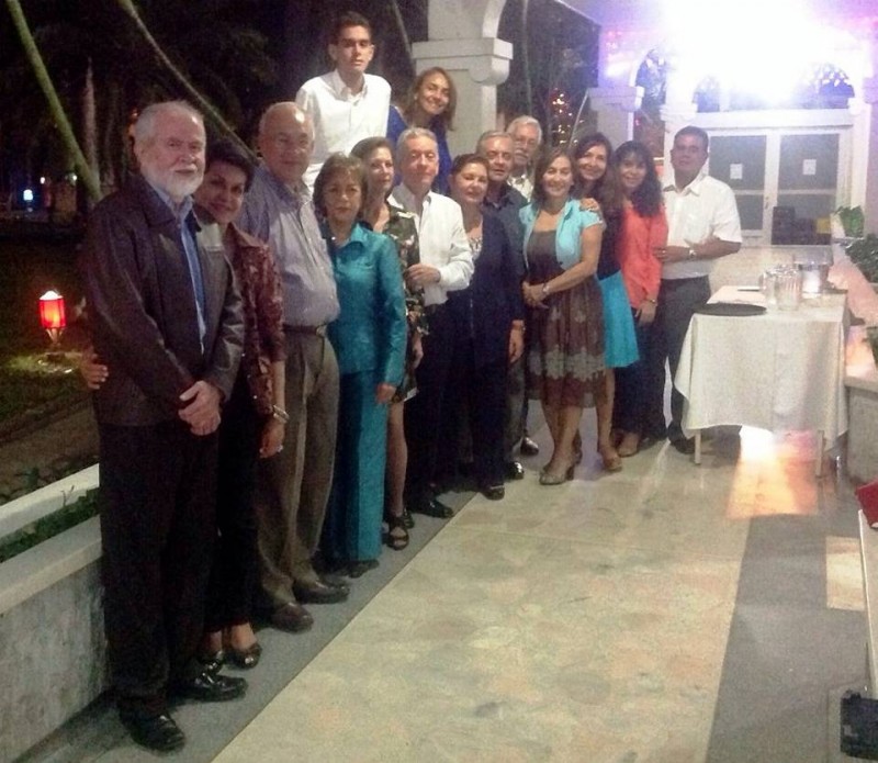 Alirio Rey, Aminta Solano, Martín y Martha Rey, Marlen Carvajal, Hernán Gamarra, Ligia Mendoza, Fernando Mendoza, Nohora Bermúdez, José Manuel García, Mirta Borbón, Tulia Araque, Ricardo Solano, David Solano y Cecilia Ochoa. - Suministrada / GENTE DE CABECERA